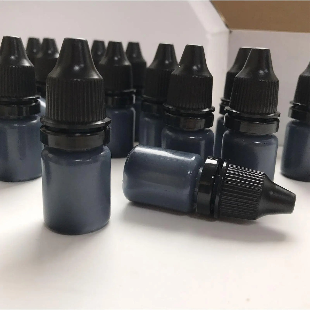 Privacy Stamp Refill Ink Set – Quick-Dry Black Ink 3×10ml Stamp Refill Ink Axl
