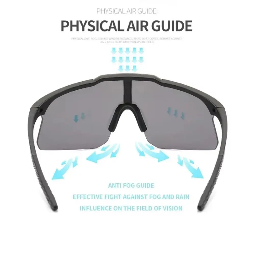 Polarized Cycling Sunglasses UV400 HD Lens – Windproof Sport Goggle Cycling Sunglasses Axl
