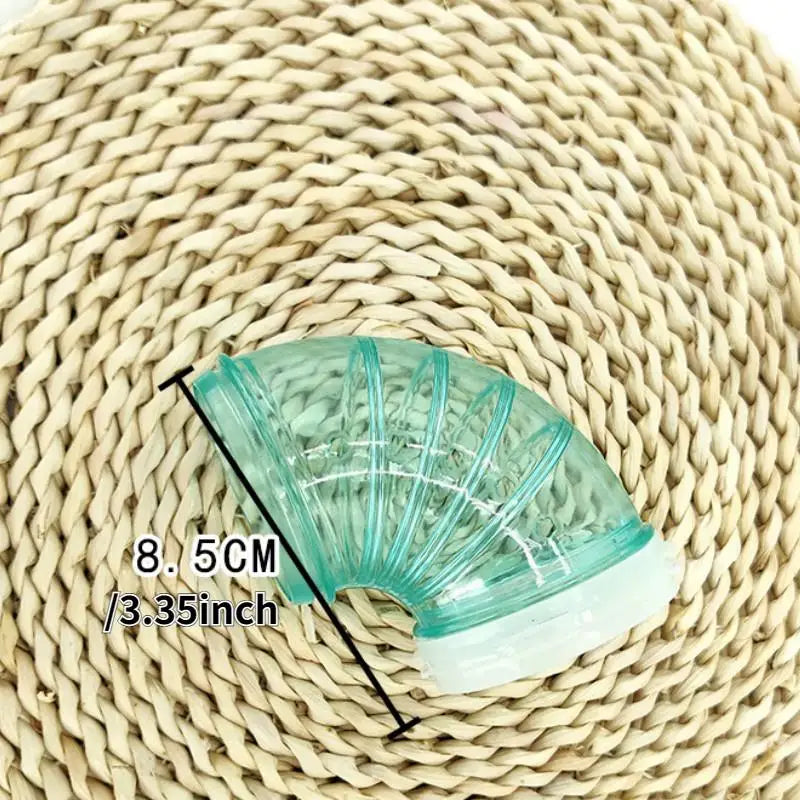 8-Piece Transparent Acrylic Hamster Tunnel Accessories Set Small Pet Tunnel Set Axl