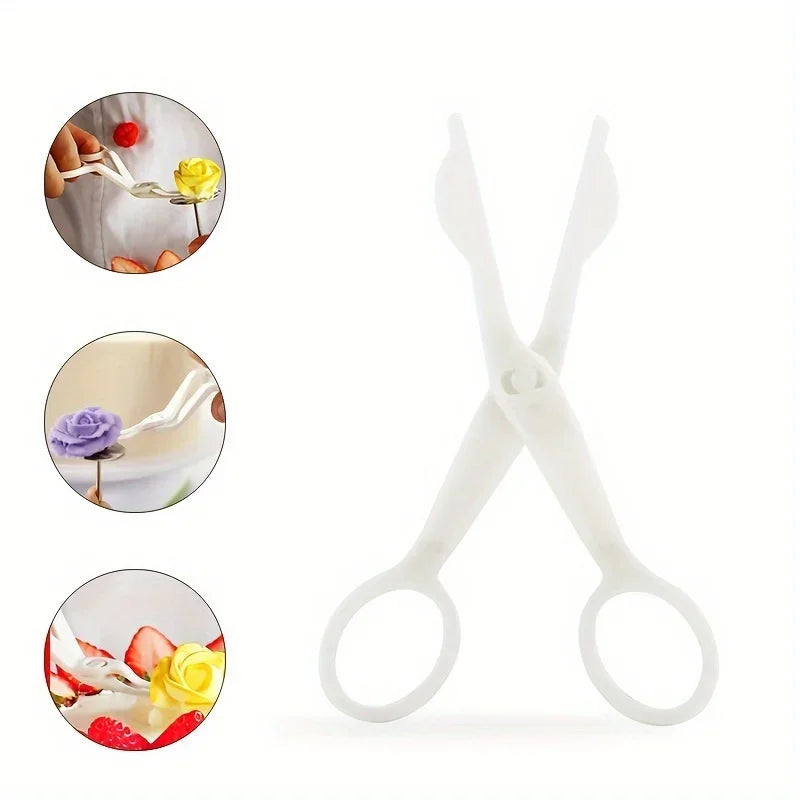 Cake Piping Scissors – Fondant & Cream Flower Transfer Tool Cake Decorating Tool Axl