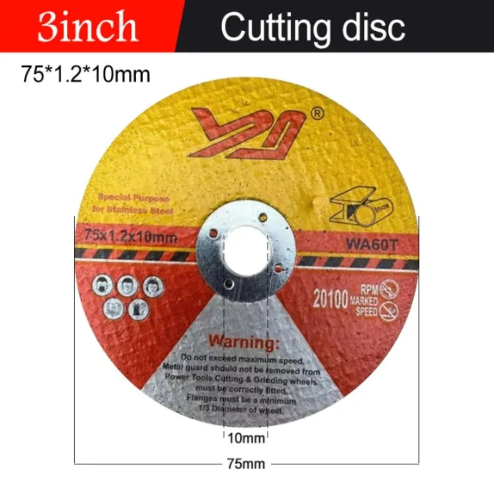 3-Inch 75mm Ultra-Thin Cutting Disc | Angle Grinder Wheel Angle Grinder Disc Axl