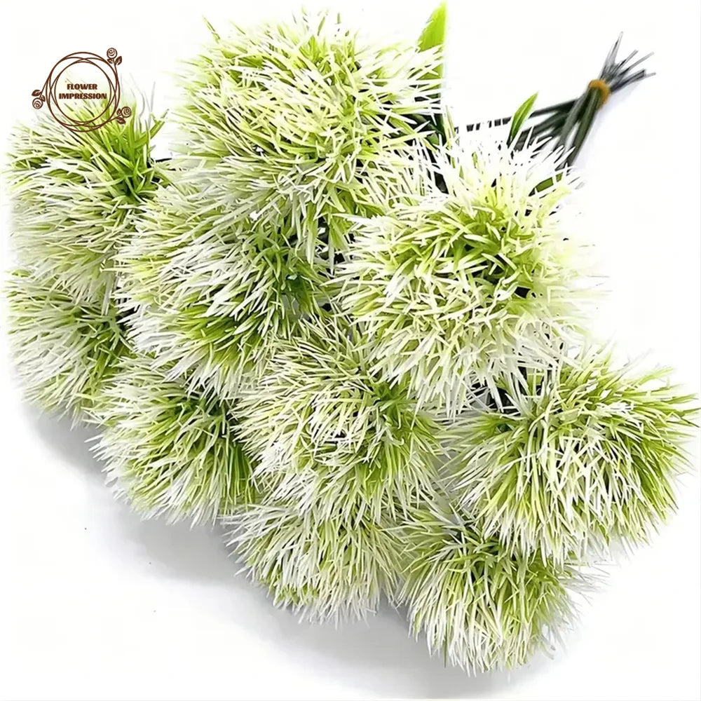 10 Artificial Dandelion Stems – Faux Flower Vase Home Decor Artificial Flowers Axl