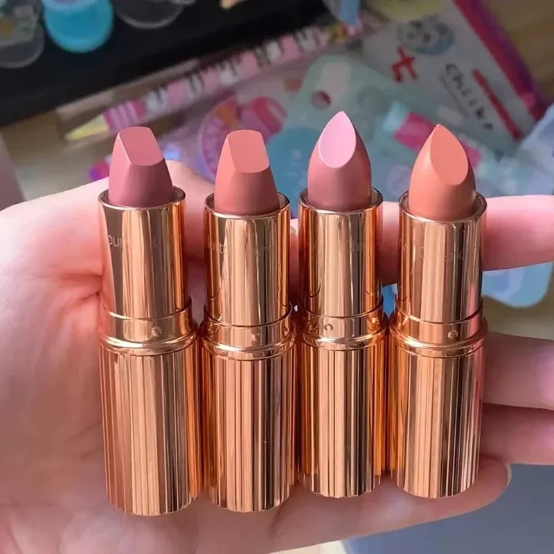 Charlotte Tilbury KISSING Lipstick – Hydrating Rose Pink Shine Cream Lipstick Axl