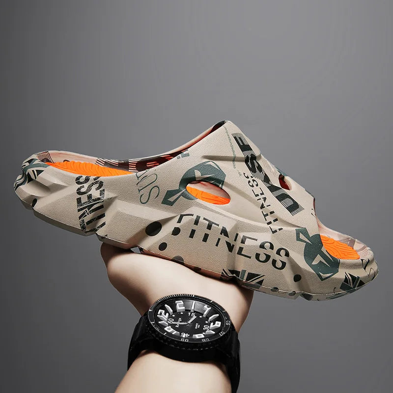 YBQJOO Men's Anti-Slip Beach Slippers | Outdoor Casual Shoes Men's Beach Slippers Axl