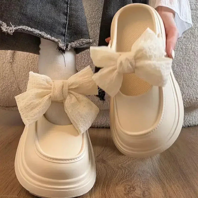 Women's EVA Bowknot Slippers – Lightweight Non-Slip Sandals Women's Slippers Axl