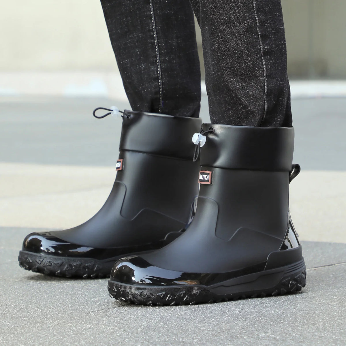 Men's Waterproof Anti-Slip Mid-Calf Rain Boots | Work & Fishing Men's Rain Boots Axl