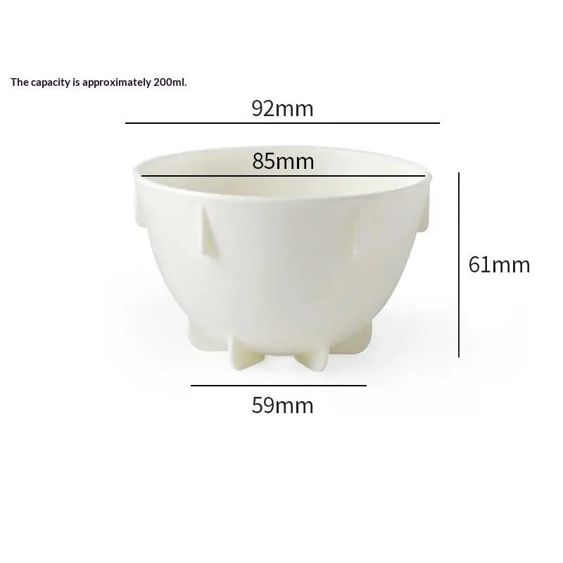 200ml Coffee Cupping Bowl – BPA-Free PP, Stackable & Dishwasher Safe Coffee Cupping Bowl Axl White