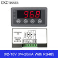 DC 0-10V 4-20mA Analog Input Digital Panel Meter | CKCTINNER Digital Panel Meter Axl With RS485