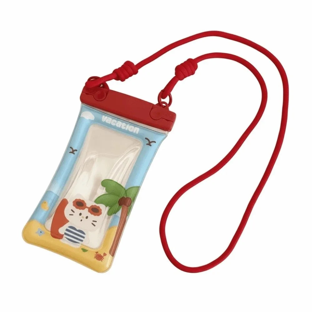Waterproof Phone Pouch – Cartoon Crossbody Dry Bag for Beach Waterproof Phone Pouch Axl Style 2