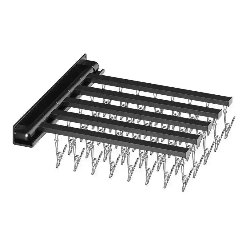 Folding Wall-Mounted Drying Rack – Punch-Free Multi-Use Folding Drying Rack Axl