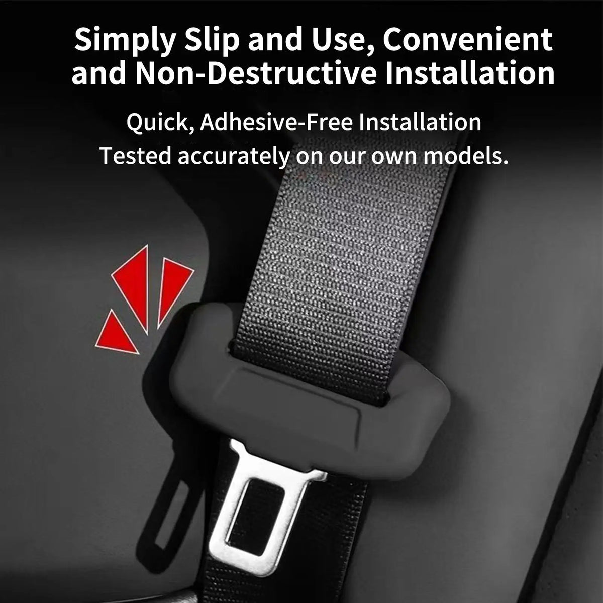 Silicone Car Seat Belt Buckle Protector Cover | Anti-Scratch Seat Belt Accessory Axl