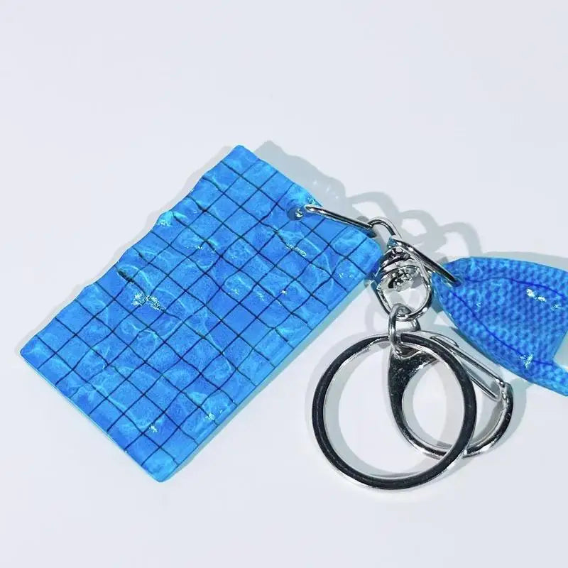 Swimming Hat Keychain – Swimmer Gift & Pool Bag Charm Novelty Keychain Axl A2