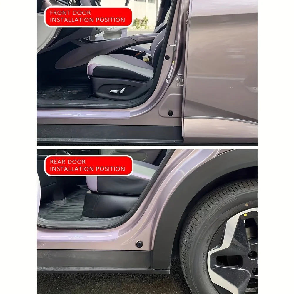 4-Pack Car Door Soundproof Pads – EPDM Self-Adhesive Insulation Car Door Insulation Axl