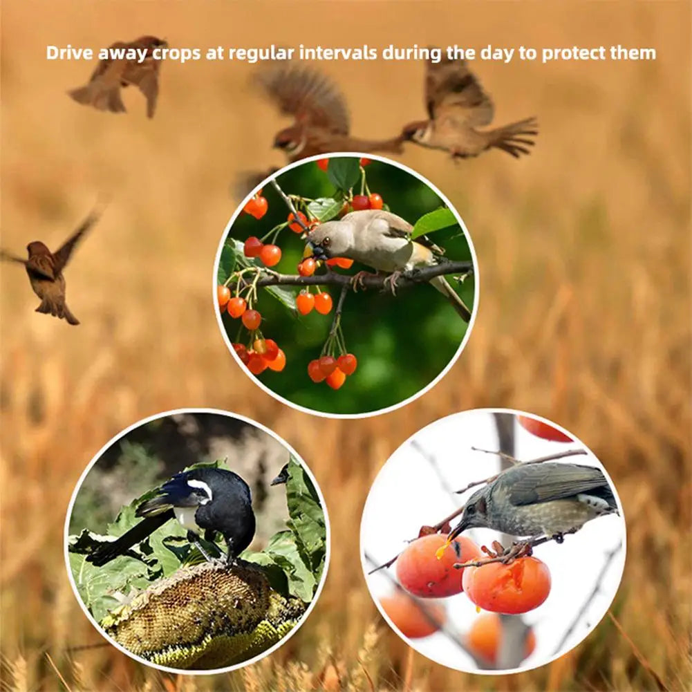 Solar Animal Repeller 129dB Waterproof Outdoor Bird & Pest Deterrent Solar Animal Repeller Axl