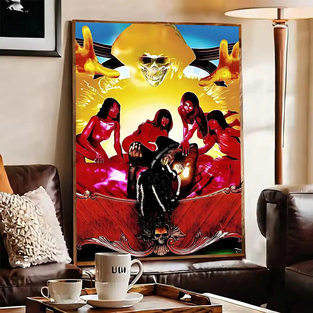 O-Osamason Rapper Canvas Poster | Hip-Hop Wall Art Unframed Canvas Wall Art Axl