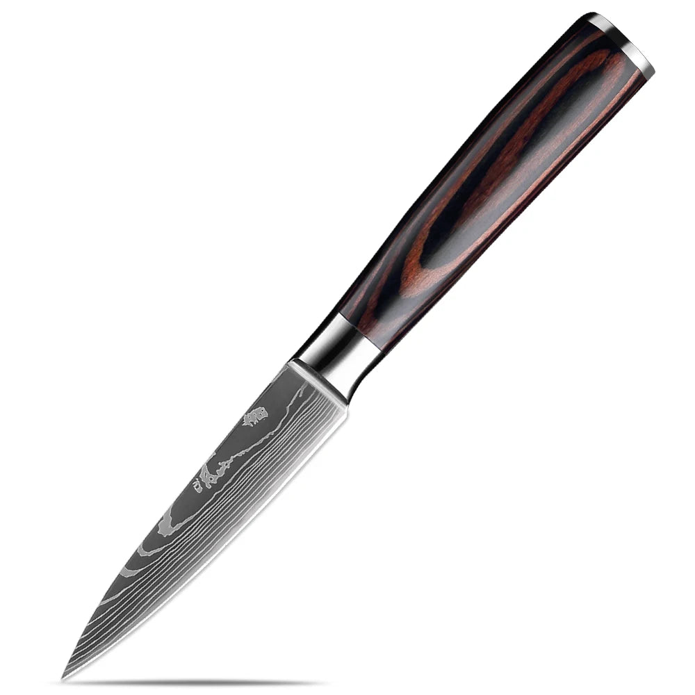 XITUO Damascus Chef Knife Set 1–10 Pcs | Ultra-Sharp Kitchen Knives Chef Knife Set Axl Paring knife