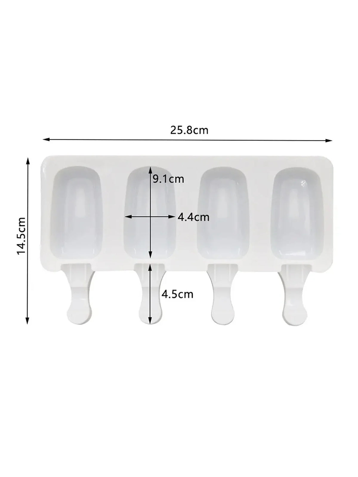 Silicone Ice Cream & Popsicle Mold – DIY Fruit Juice Ice Tray Popsicle Mold Axl Small