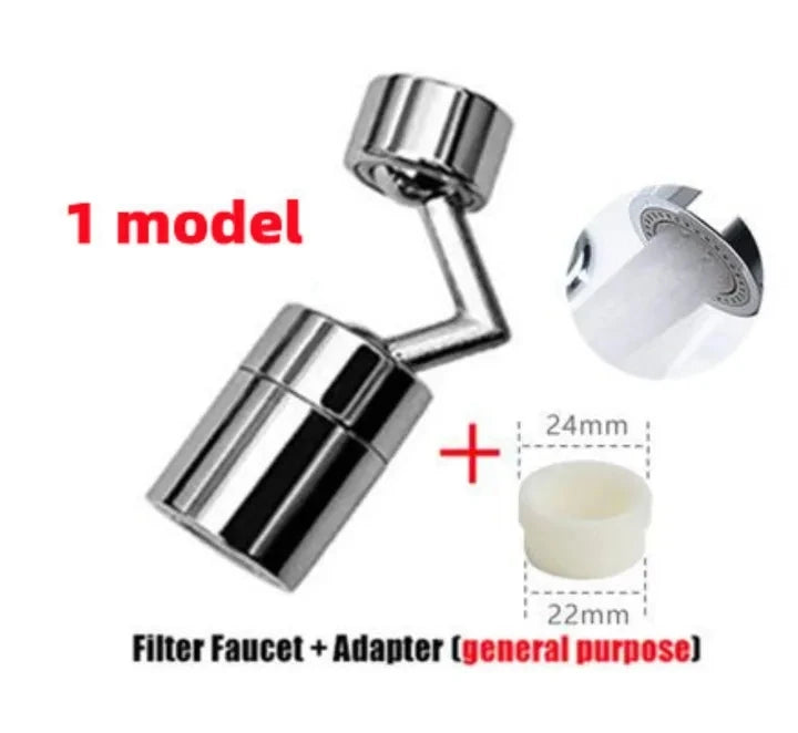 720° Rotatable Faucet Sprayer Head – Splash Filter Tap Nozzle Faucet Sprayer Attachment Axl 720 1 model