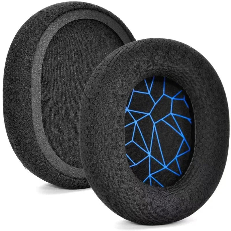 SteelSeries Arctis 3 5 7 Pro Replacement Fabric Ear Pads – Black/Blue Headset Ear Pads Axl black bule