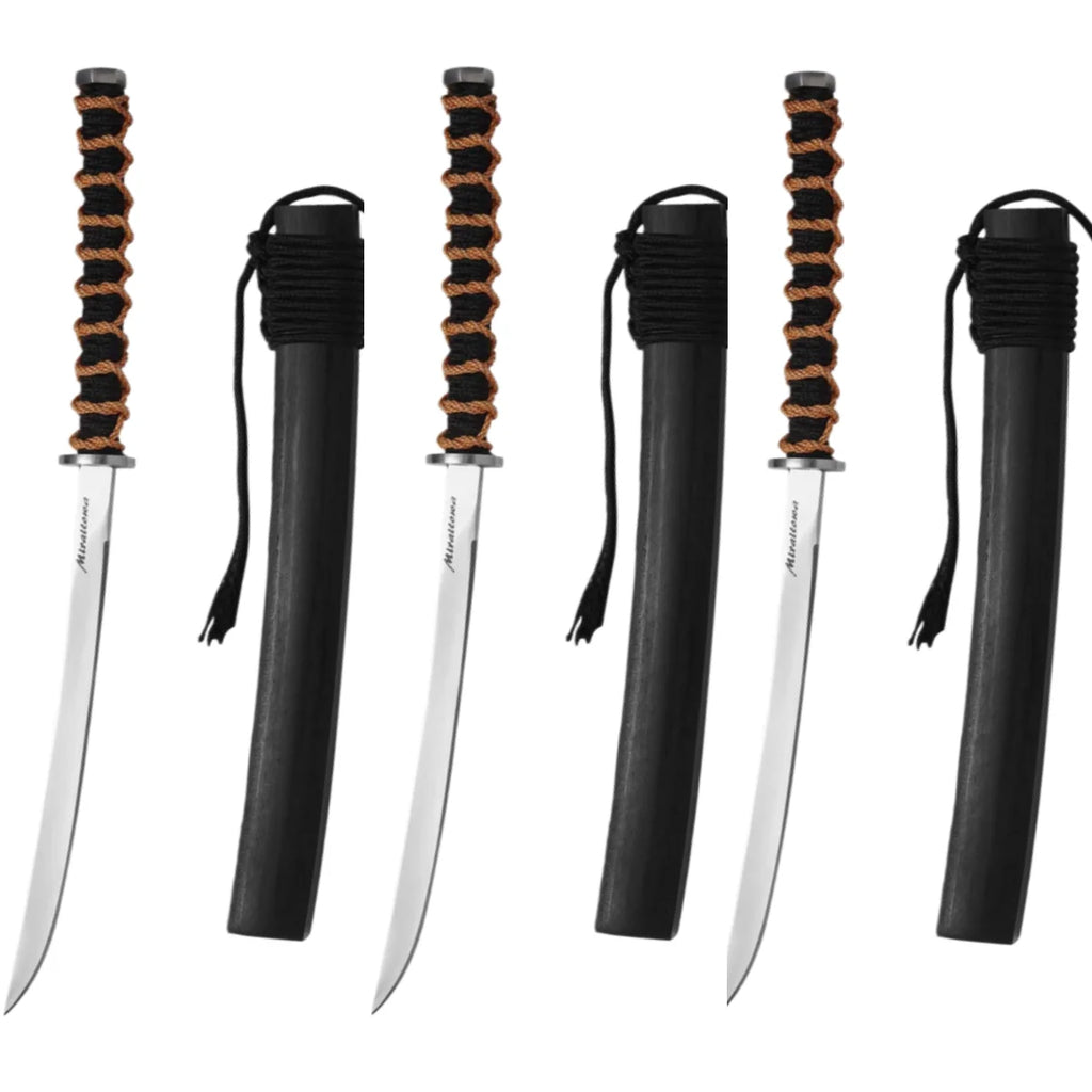 Autumn Leaves Paring Knife Set – 7CR Steel Kitchen Knives Paring Knife Set Axl 3pcs A