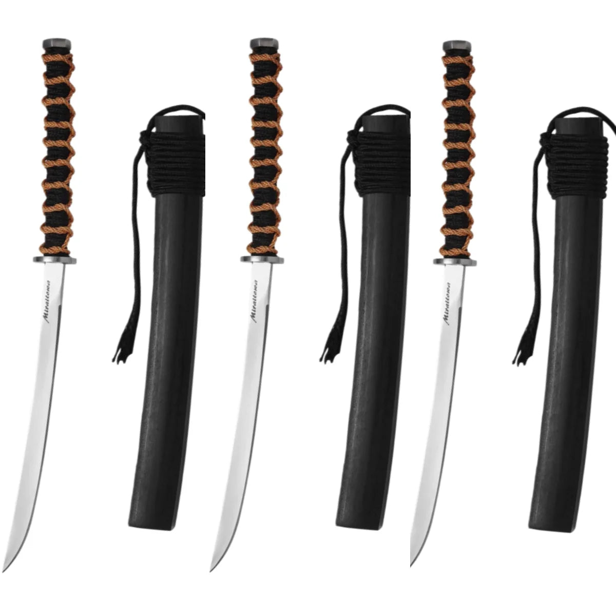Autumn Leaves Paring Knife Set – 7CR Steel Kitchen Knives Paring Knife Set Axl 3pcs A
