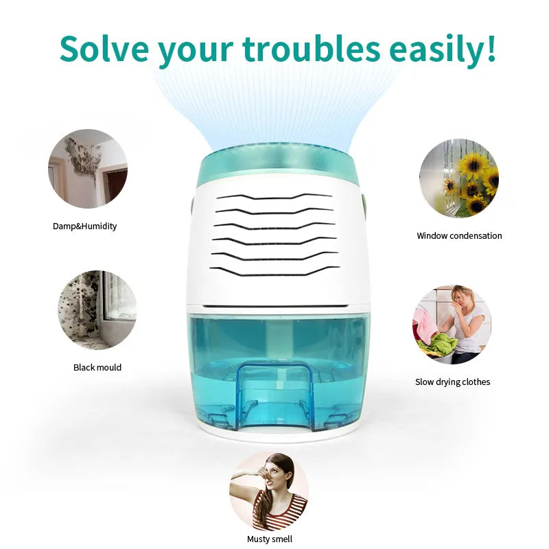 BALASHOV Mini Dehumidifier – Bedroom & Wardrobe 300ml/Day Mini Dehumidifier Axl