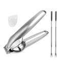 Stainless Steel Chestnut Cracker & Nut Opener – Non-Slip Handle Nut Cracker Tool Axl 4pcs-S