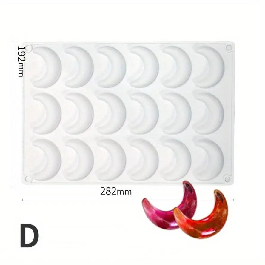 Diamond Moon Rabbit Silicone Mould – Moon Cake Baking Mold Silicone Baking Mould Axl