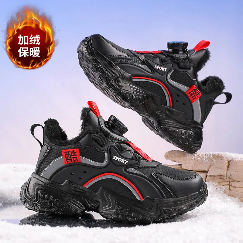 Kids Dragon Print Chunky Sneakers – Boys Platform Sports Shoes Kids Chunky Sneakers Axl