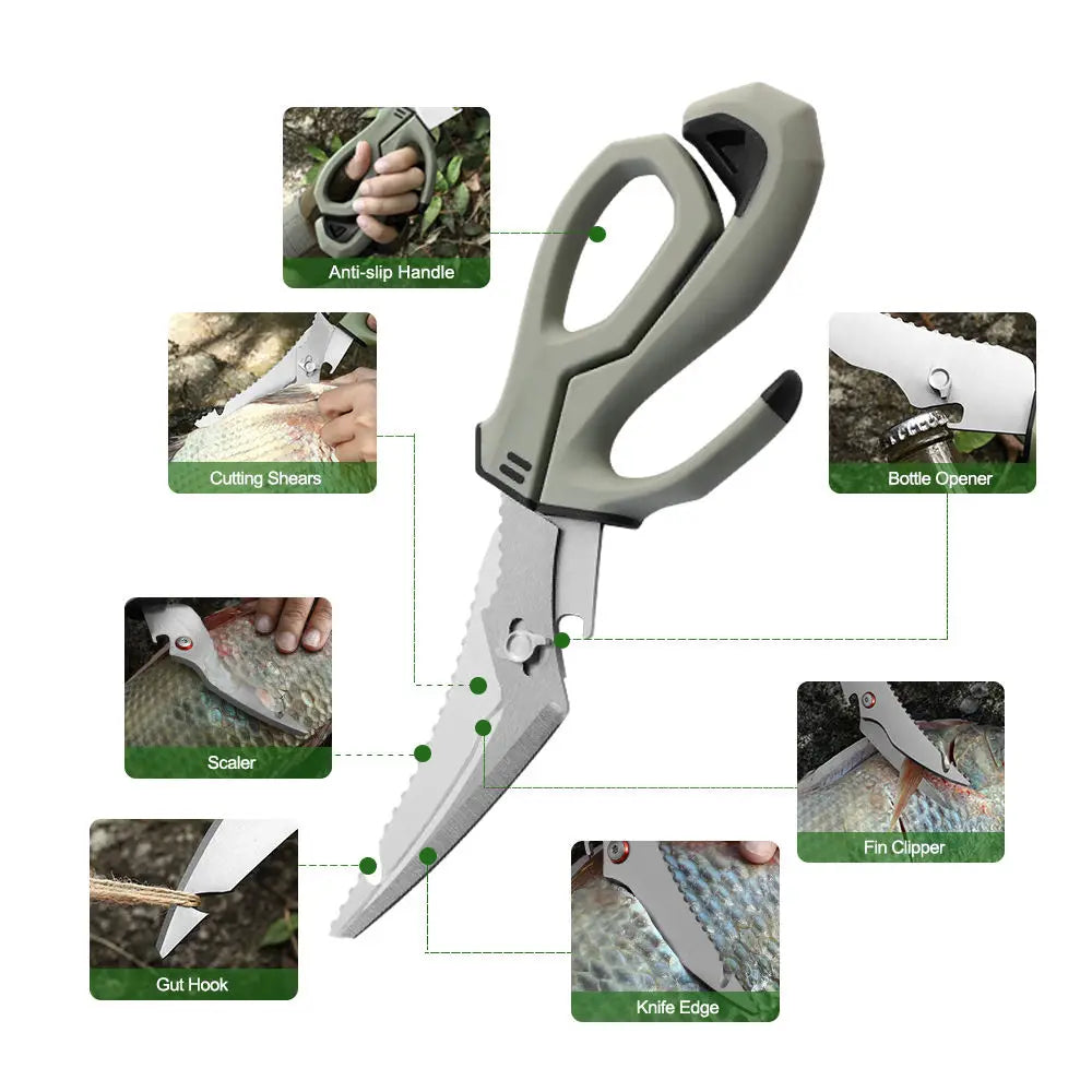 Heavy-Duty Poultry Shears – Detachable Stainless Steel Blades Kitchen Poultry Shears Axl