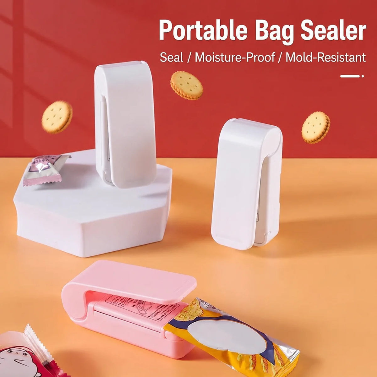 Portable Mini Electric Bag Sealer – Handheld Heat Resealer Handheld Bag Sealer Axl