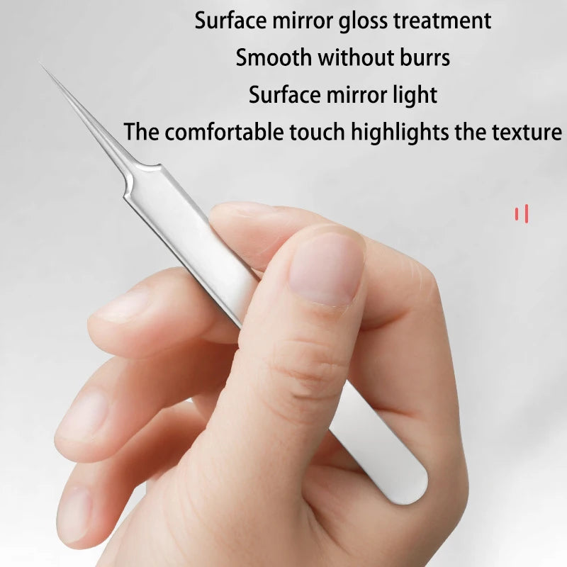 Blackhead Removal Tweezers Set – 2/3 Pcs Stainless Steel Skin Tool Skin Care Tool Set Axl