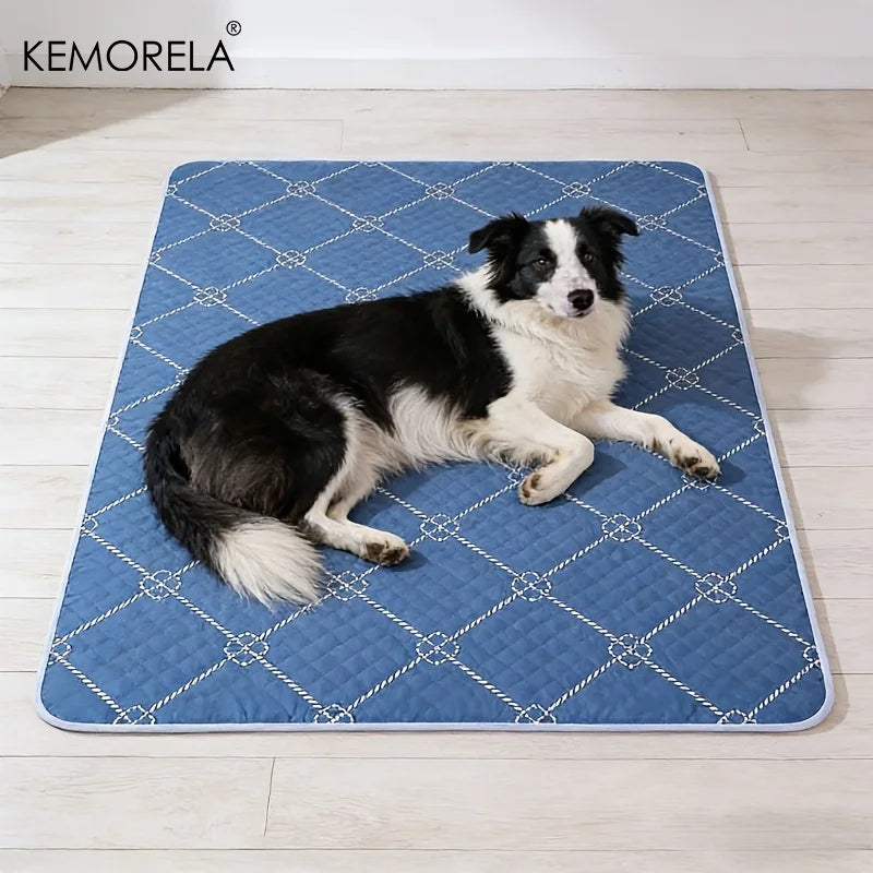 2-Pack Washable Reusable Pet Pads for Cats & Dogs | KEMORELA Washable Pet Pads Axl