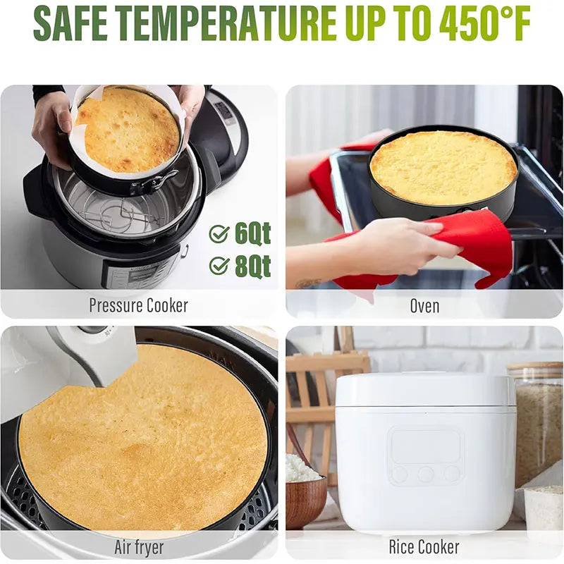 Nonstick Springform Pan Set 4/7/9 Inch | Leakproof Cake Molds Springform Cake Pan Axl