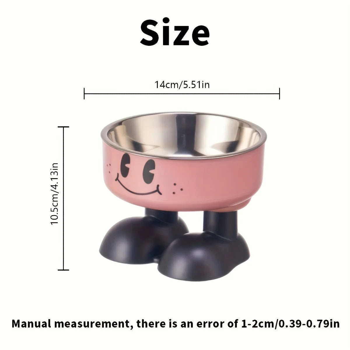 Elevated Stainless Steel Pet Bowl – Anti-Tip Cat & Dog Feeder Elevated Pet Bowl Axl
