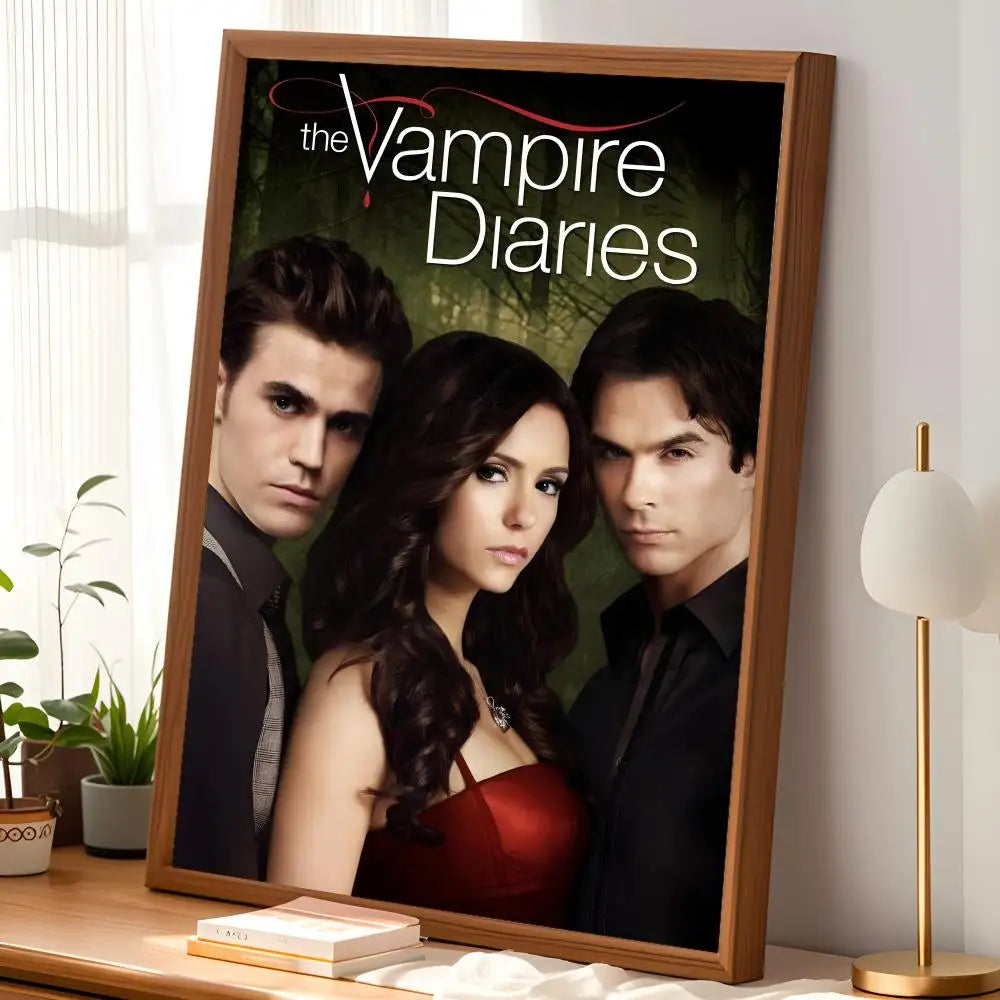Vampire Diaries HD PVC Self-Stick Wall Art Poster Wall Art Poster Axl