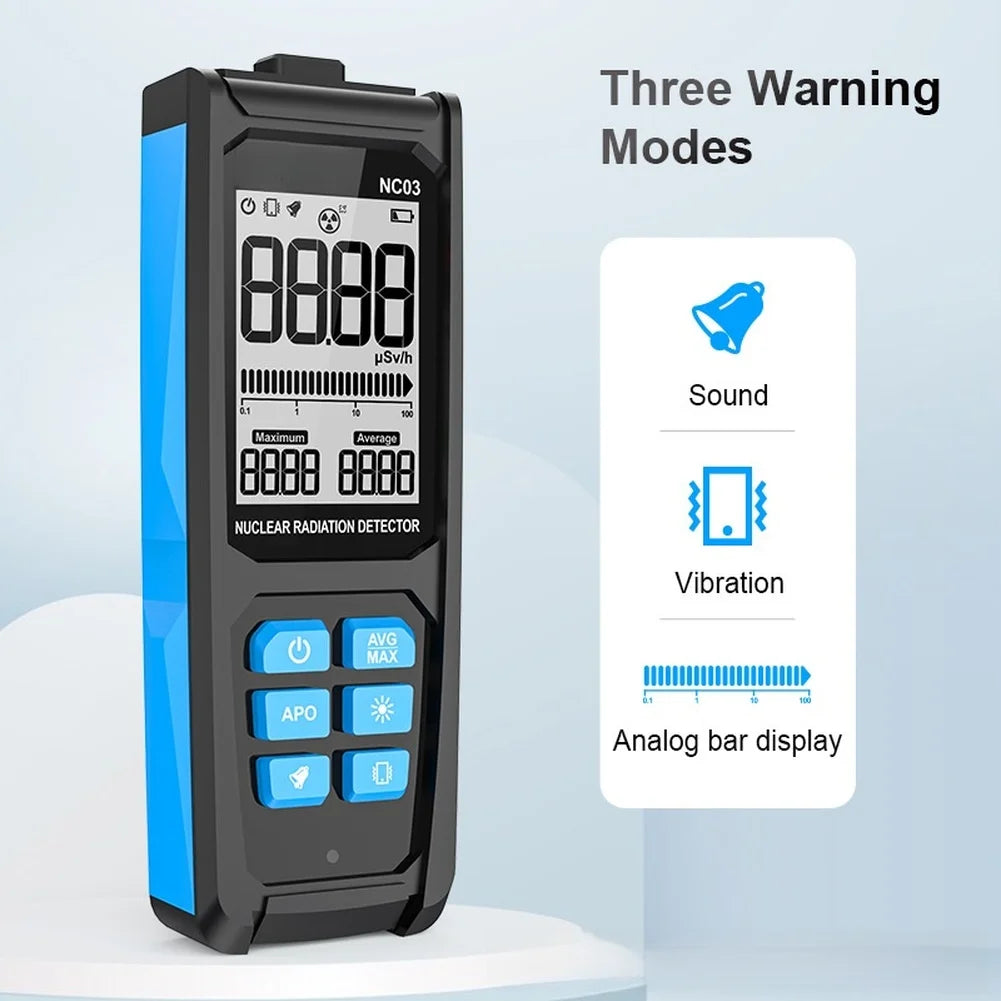 Digital Radiation Detector – EMF & Gamma Ray Geiger Counter NC03 Radiation Detector Axl