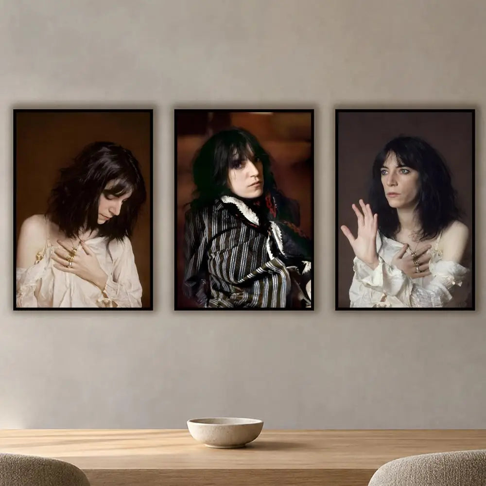 Patti Smith Punk Rock Poster – HD Waterproof PVC Wall Sticker Wall Art Sticker Axl