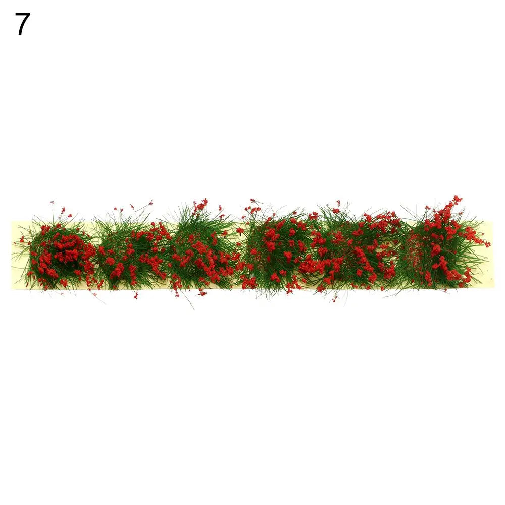Miniature Grass Tufts & Flower Clusters – Wargame Terrain Decor Miniature Scenery Tufts Axl 7