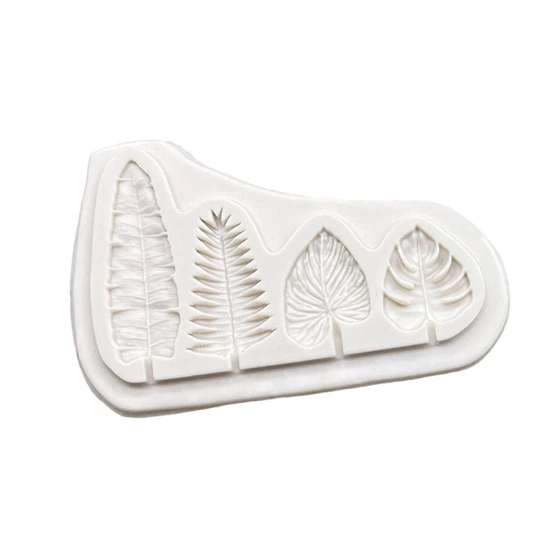 Palm Leaf Silicone Fondant Mold – Sugarcraft Baking Mould Fondant Baking Mold Axl
