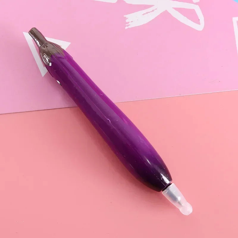 3D Food-Shaped Novelty Ballpoint Pens – Fruit, Bread & Veggie Novelty Ballpoint Pen Axl Brinjaul
