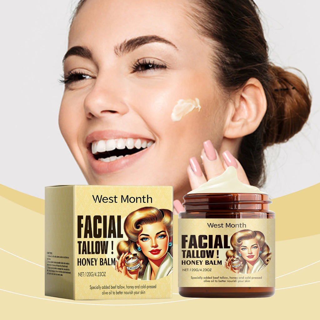 Grass-Fed Beef Tallow Face Cream – Moisturizing & Firming Face Moisturizer Cream Axl
