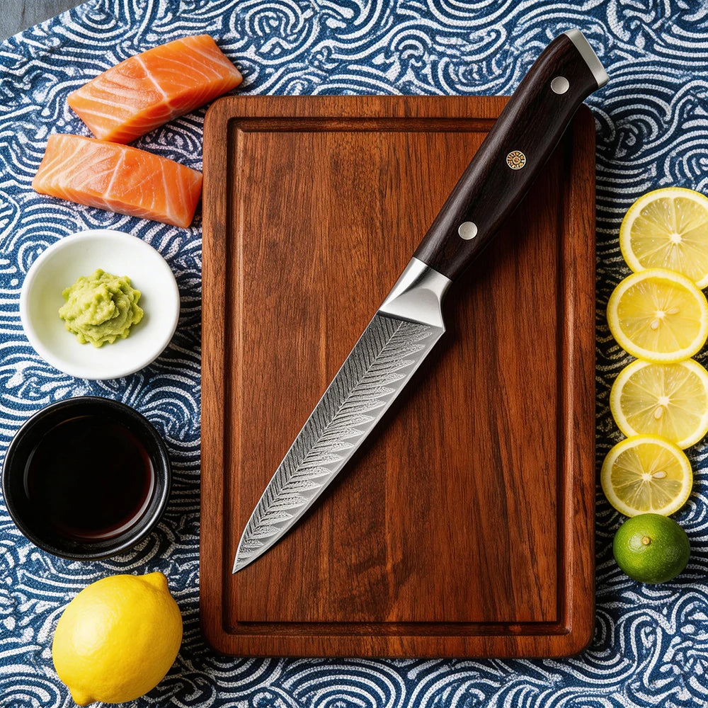 XITUO 3.5" Paring Knife – Sharp 5Cr15Mov Steel Fruit Knife Paring Knife Axl