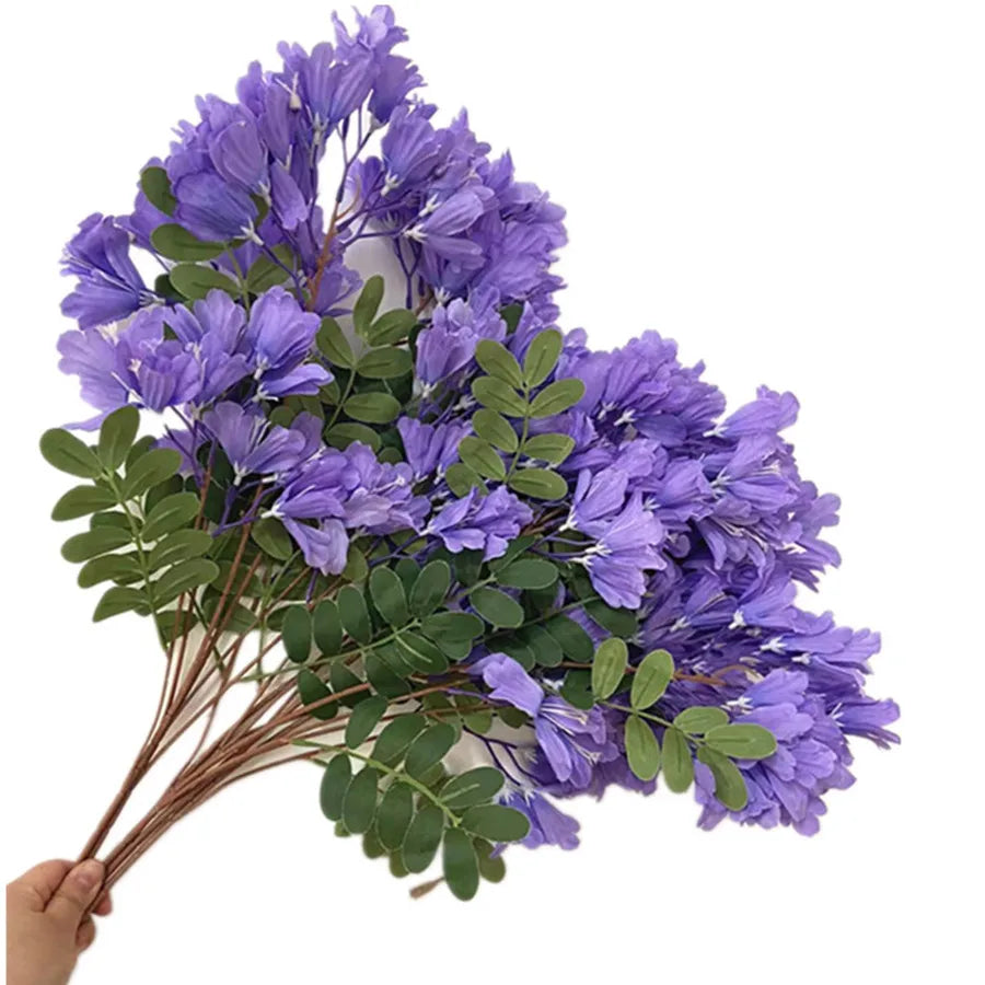 Silk Jacaranda Artificial Flower Branch – Syringa Stem 65cm Artificial Flower Stem Axl