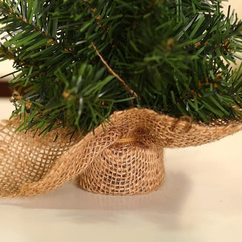 Mini Snowy Pine Christmas Tree 20cm/30cm – Desktop Decor Mini Christmas Tree Axl
