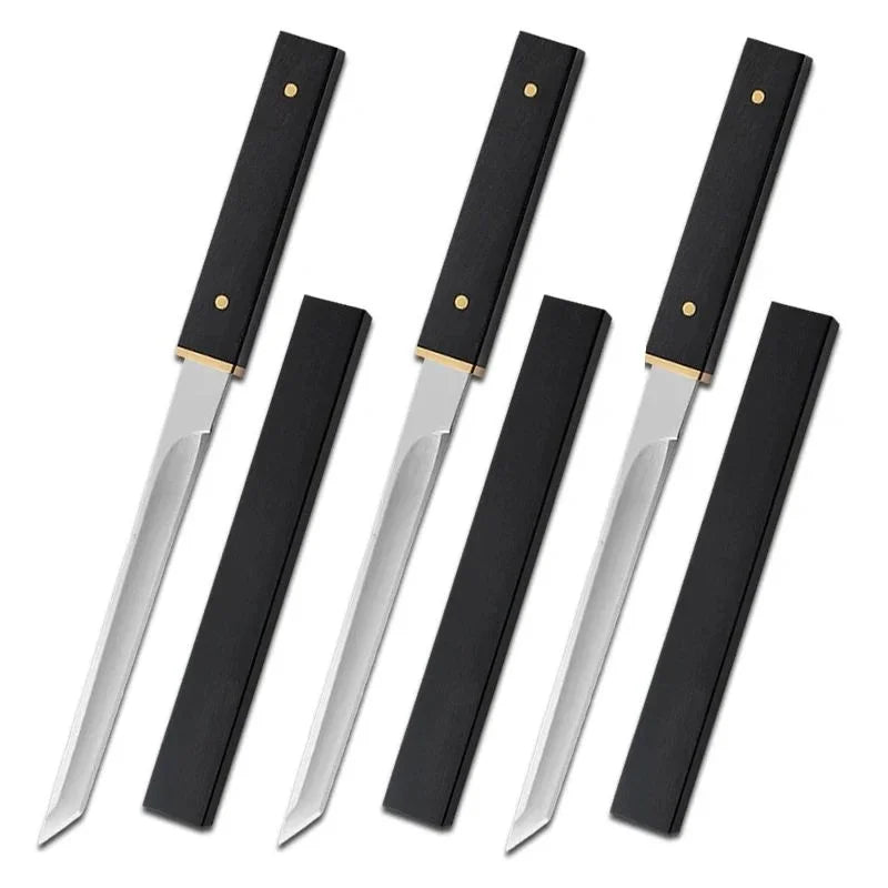 Autumn Leaves Kitchen Knife Set – Stainless Steel Fruit Knives Kitchen Knife Set Axl 3PCS