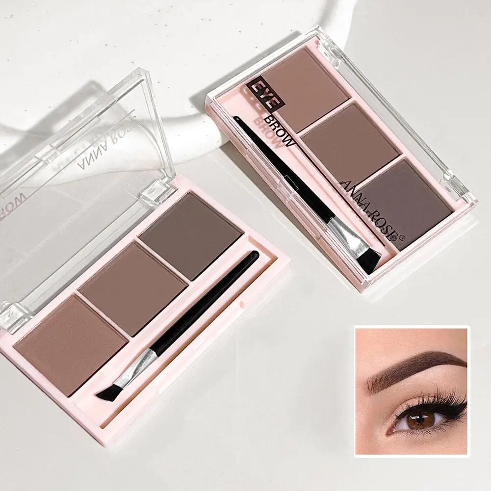 3-Color 3D Eyebrow Powder – Waterproof & Long-Lasting Eyebrow Powder Axl