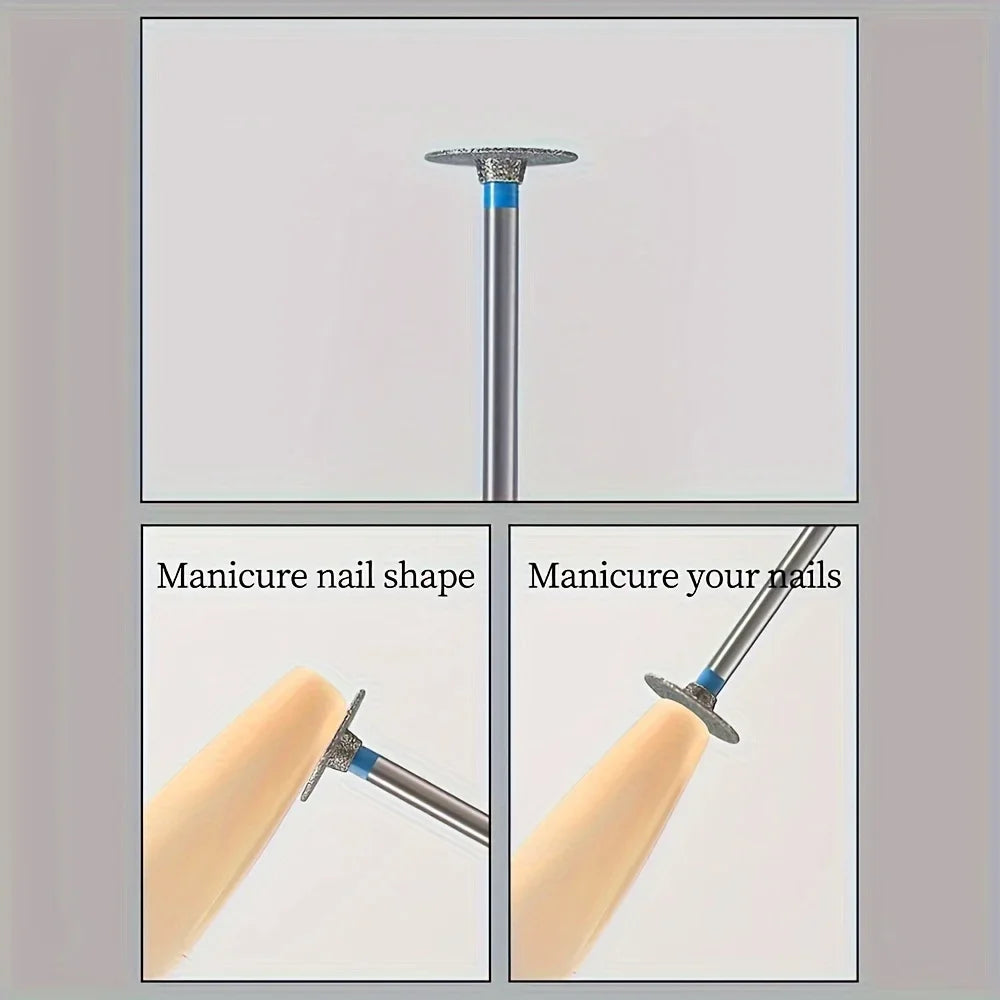 T-Round Nail Drill Bit – Tungsten Carbide Polishing & Trimming Nail Drill Bit Axl