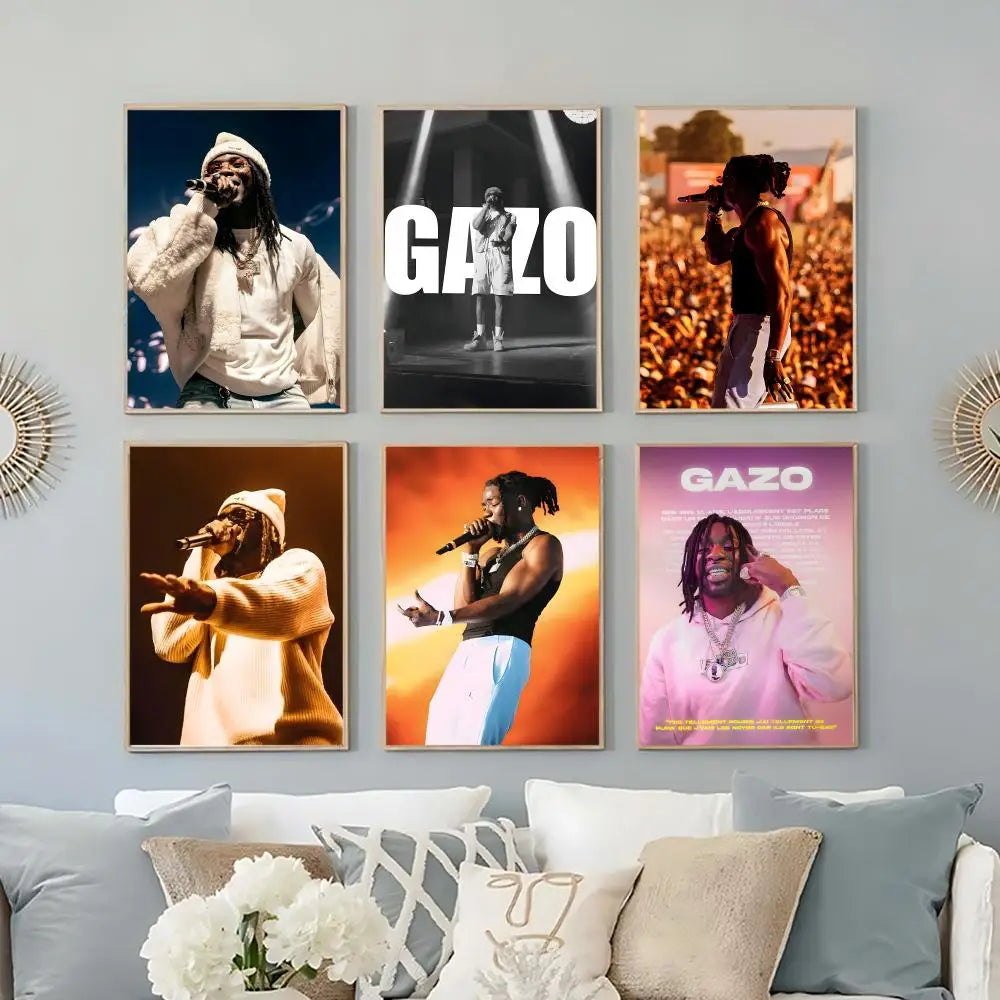 G-Gazo Rapper HD Poster – Self-Adhesive Waterproof Wall Decor Wall Poster Axl