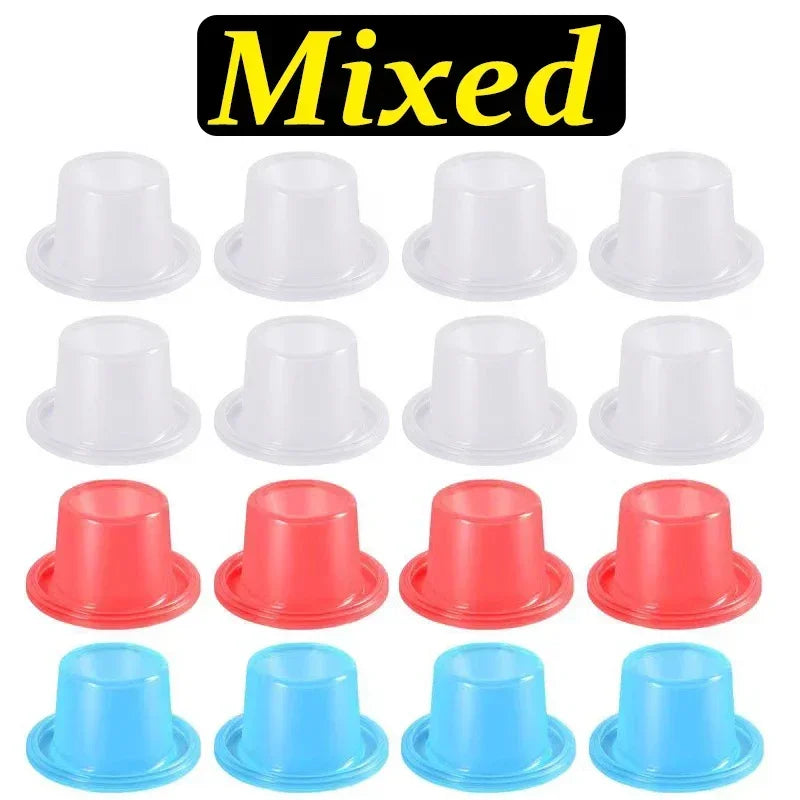 50-Pack Silicone Faucet Gaskets – Threaded Hose Sealing Rings Plumbing Sealing Gasket Axl Mixed Colors 50pcs